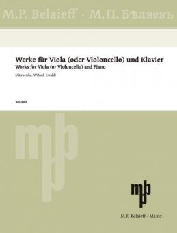Works For Viola (Or Cello) And Piano Standard