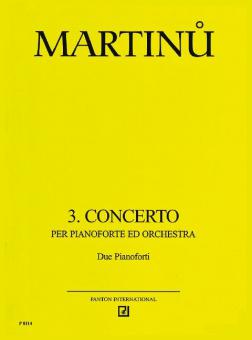 Concerto for Piano and Orchestra No. 3 H 316 