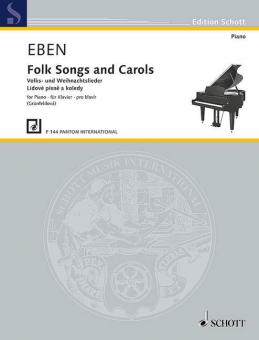 Folk Songs and Carols for piano in a easy style Standard