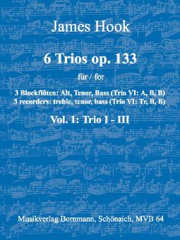 6 Trii op. 133 Vol. 1: Trii 1-3 - Partitura 