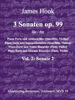 3 Sonaten op. 99 Vol. 2: Sonata in sol maggiore 