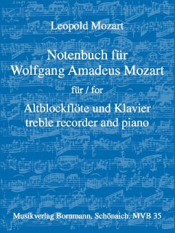 Libro di musica per Wolfgang Amadeus Mozart 