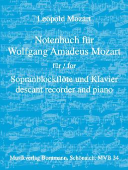 Libro di musica per Wolfgang Amadeus Mozart 
