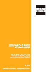 Trauermarsch für Rikard Nordraak 