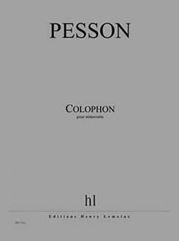 Colophon 