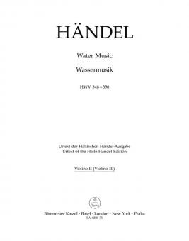 Wassermusik HWV 348-350 