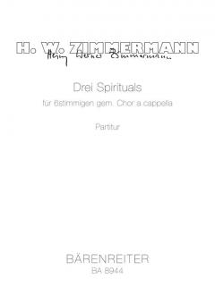 Tre spirituals Standard