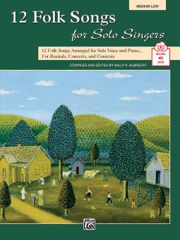 12 Folk Songs for Solo Singers 
