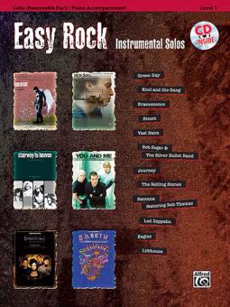Easy Rock Instrumental Solos, Level 1 For Strings 