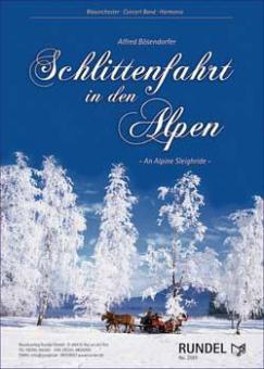Schlittenfahrt in den Alpen 