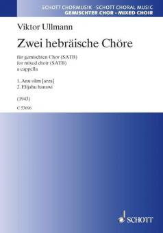 Due pezzi ebraici per coro Standard