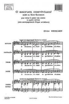 O Sacrum Convivium! 