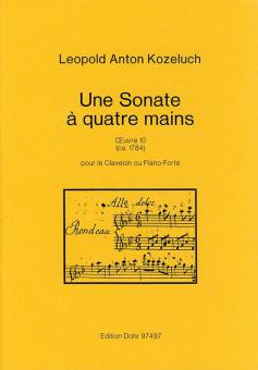 Une Sonate á quatre mains 