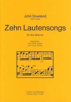 Zehn Lautensongs für drei Gitarren 