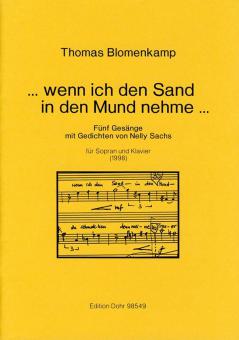 ...wenn ich den Sand in den Mund nehme... 