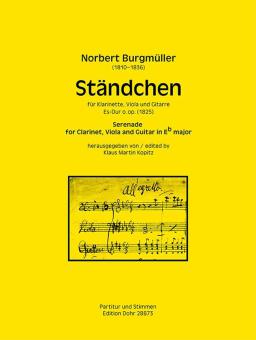 Ständchen für Klarinette, Viola und Gitarre 