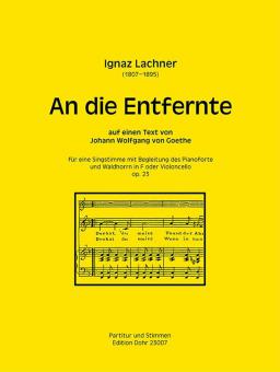 An die Entfernte 