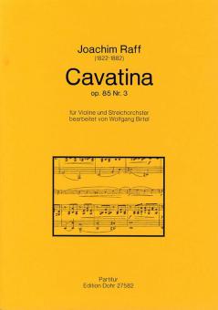 Cavatina für Violine und Streichorchester 