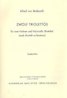 12 Triolettos 