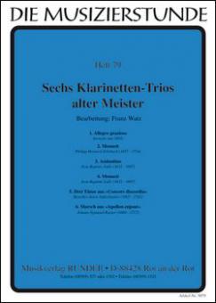 6 Trii per clarinetto di antichi maestri 
