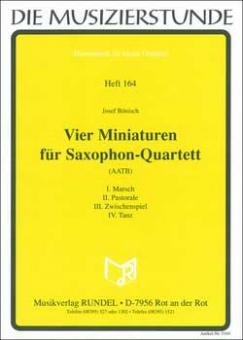 4 Miniature per quartetto di sassofoni 