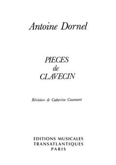 Pieces de Clavecin 