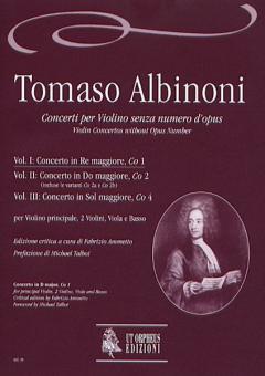 Violin Concertos Without op. Number Vol. 1 
