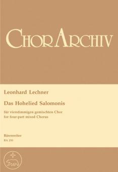 Das Hohelied Salomonis 