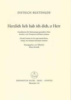 Herzlich lieb hab ich dich, o Herr Standard