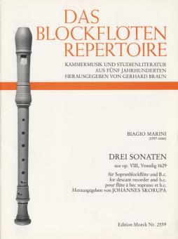 3 Sonaten aus Op. 8 