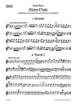 Erste Suite nach Tänzen aus Leopold Mozarts Notenbuch für Wolfgang Standard