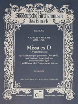 Missa ex D 