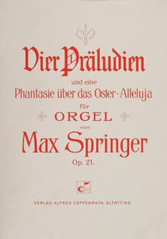 Vier Präludien für Orgel 
