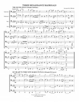 Three Renaissance Madrigals 