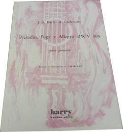 Preludio Fuga y Allegro BWV 998 