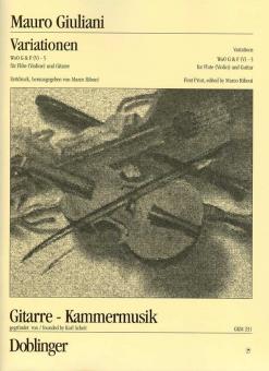 Variationen für Flöte und Gitarre 