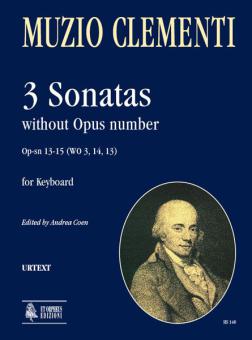 3 Sonatas without Opus number 