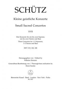 Piccoli concerti sacri Libretto 17 