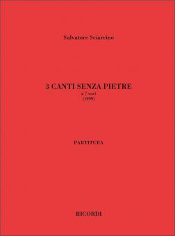 Tre Canti Senza Pietre 