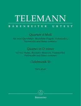 Quartett aus Tafelmusik 2 TWV 43:d 1 