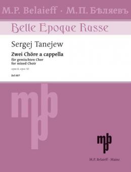 Two Pieces For Chorus A Cappella Op. 8+10 Standard