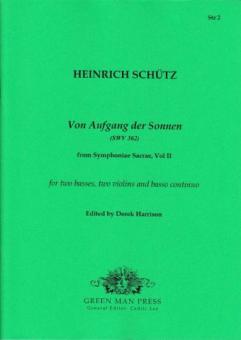 Von Aufgang der Sonnen SWV 362 