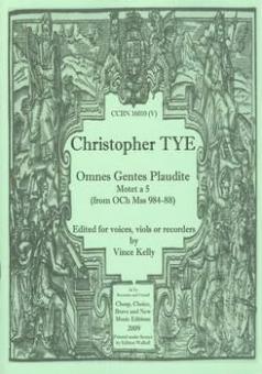 Omnes Gentes Plaudite a 5 