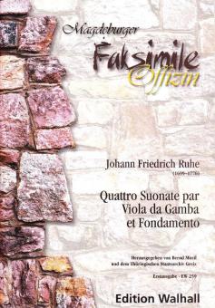 Quattro Suonate par Viola da Gamba et Fondamento 