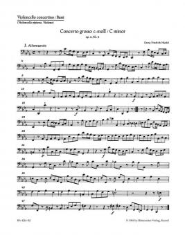 Concerto grosso c-Moll op. 6/8 HWV 326 