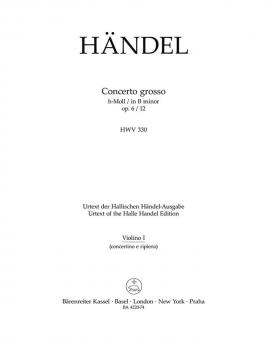 Concerto grosso h-Moll op. 6/12 HWV 330 