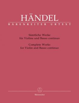 Opere complete per violino e basso continuo Standard