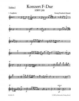 Konzert Nr. 13 F-Dur HWV 295 