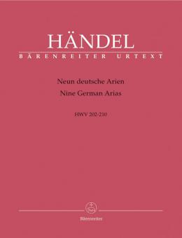 9 Arie tedesche HWV 202-210 Standard
