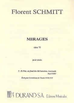 Mirages op. 70 Nr. 1 et Pan Au Fond... 